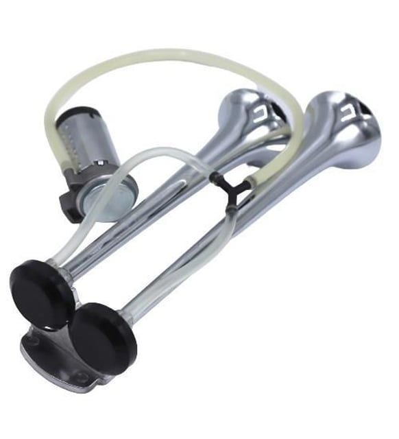 Fala fala korna havalı korna krom motorlu 12 volt