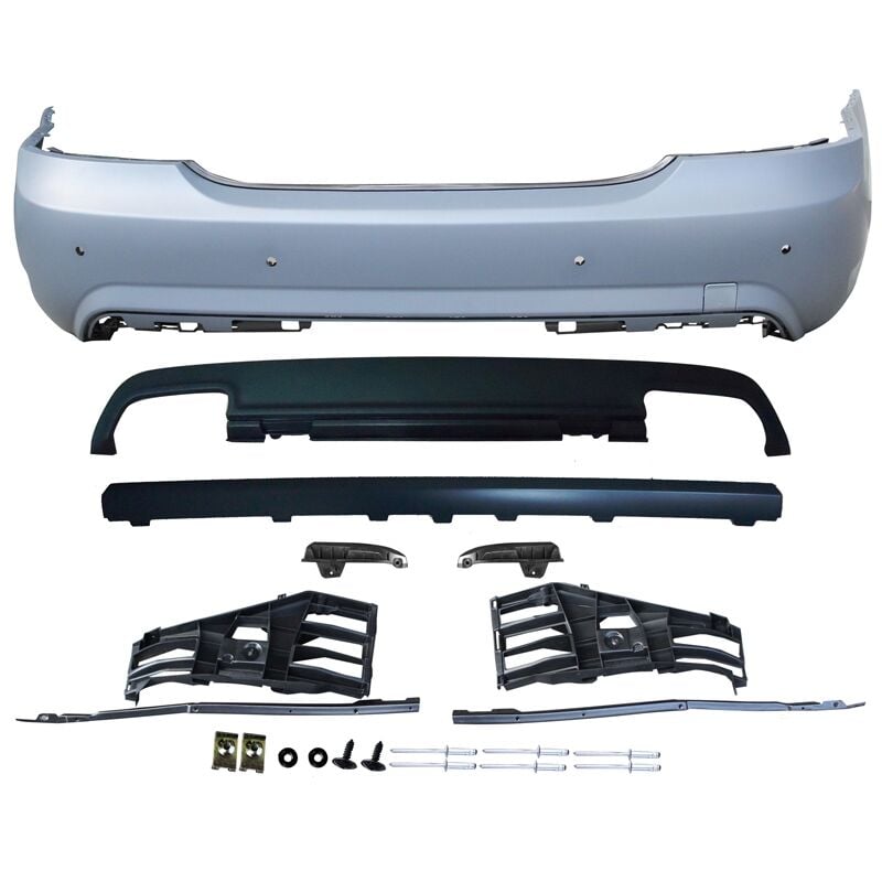 Mercedes w221 amg arka tampon ve difüzör seti