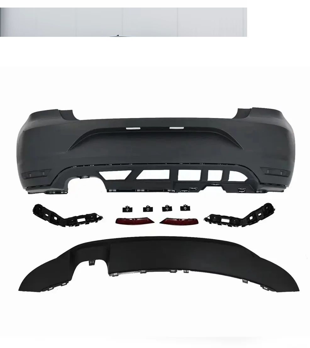 Vw polo 6r 6c wrc arka tampon ve difüzör seti 2009+