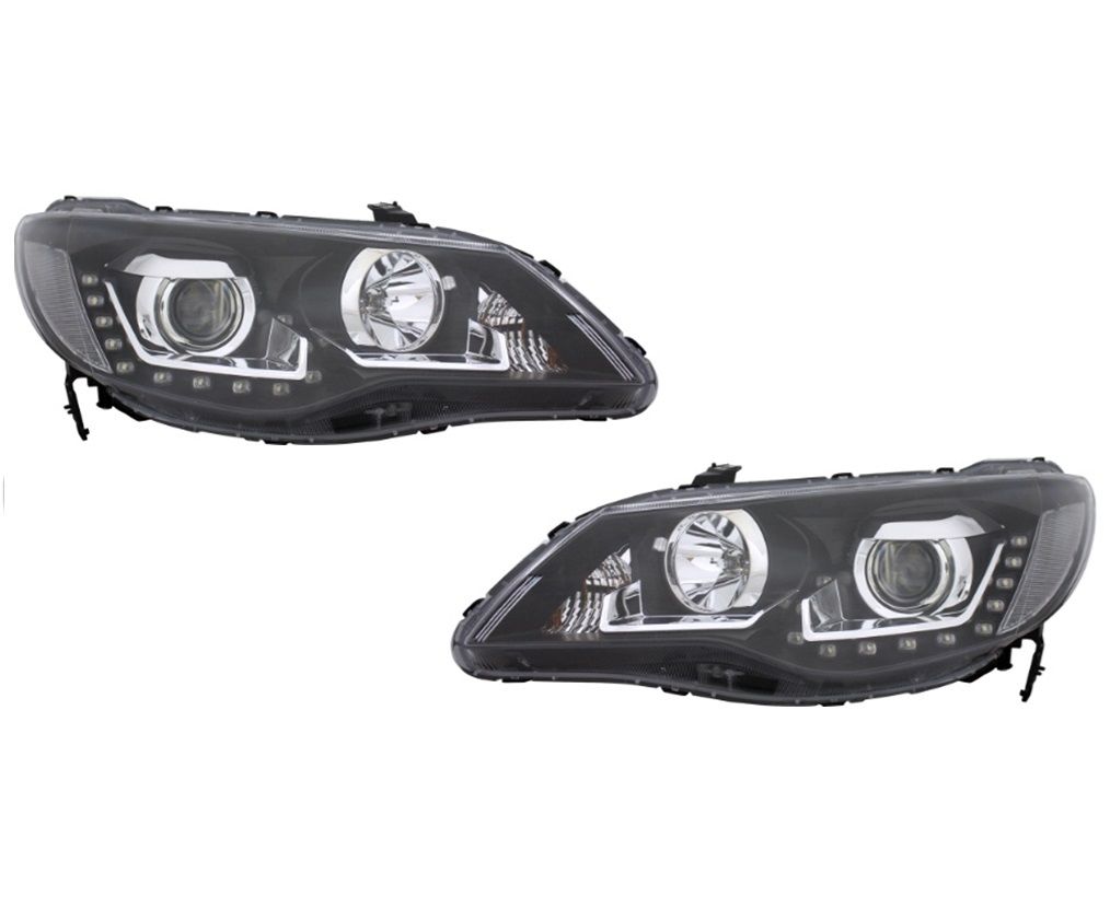 Honda civic fd6 ön far lambası u ledli mercekli bi-xenon 2006 / 2012