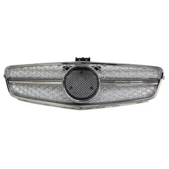 Mercedes w204 c63 ön panjur krom silver