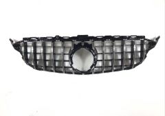 Mercedes w205 c63 ön tampon ve panjur seti siyah trim 2014 / 2018