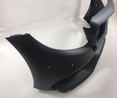 Mercedes w205 c63 ön tampon ve panjur seti siyah trim 2014 / 2018