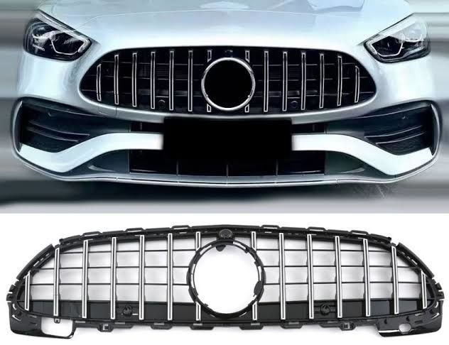 Mercedes w206 gtr ön panjur ızgara seti krom 2020+ c serisi