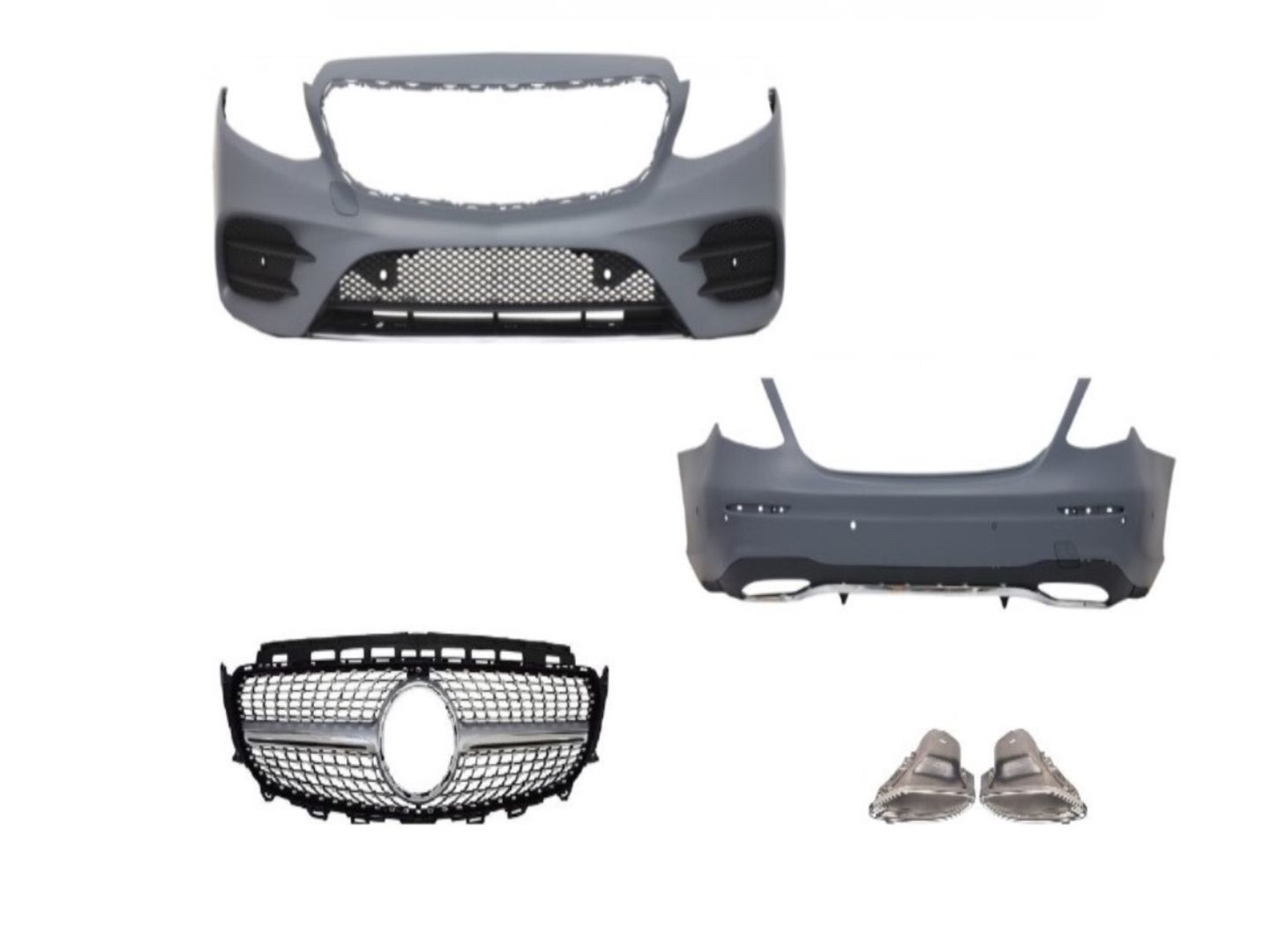 Mercedes w213 amg full body kit tampon seti