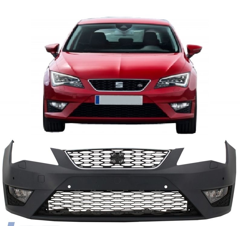 Seat leon fr ön tampon ve panjur seti plastik mk3 2013 / 2017