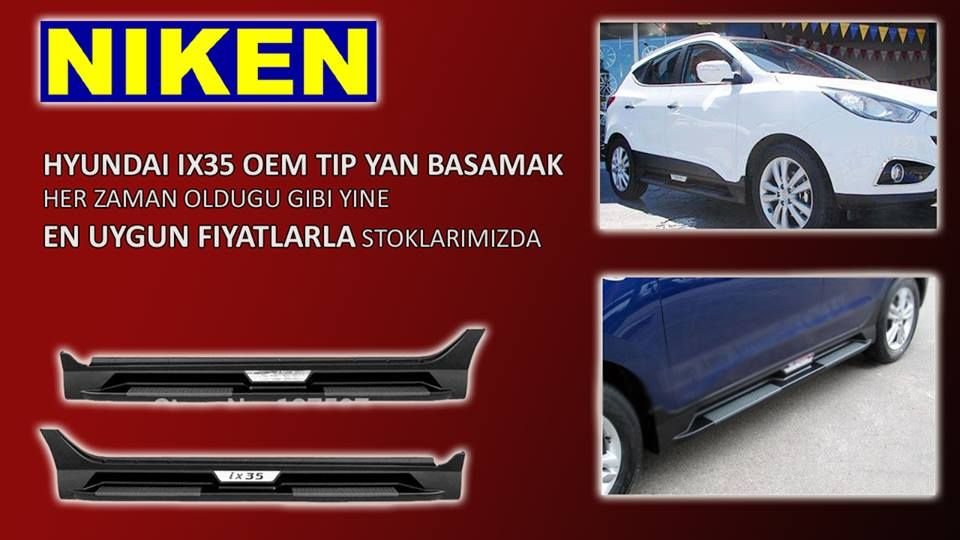 Hyundai ix-35 yan basamak koruma plastik model