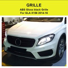 Mercedes gla diamond amg ön panjur ızgara seti 2014+ x156 siyah taiwan