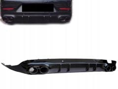 Mercedes cls c257 w257 arka difüzör ve siyah egzoz ucu cls53 amg 2019+