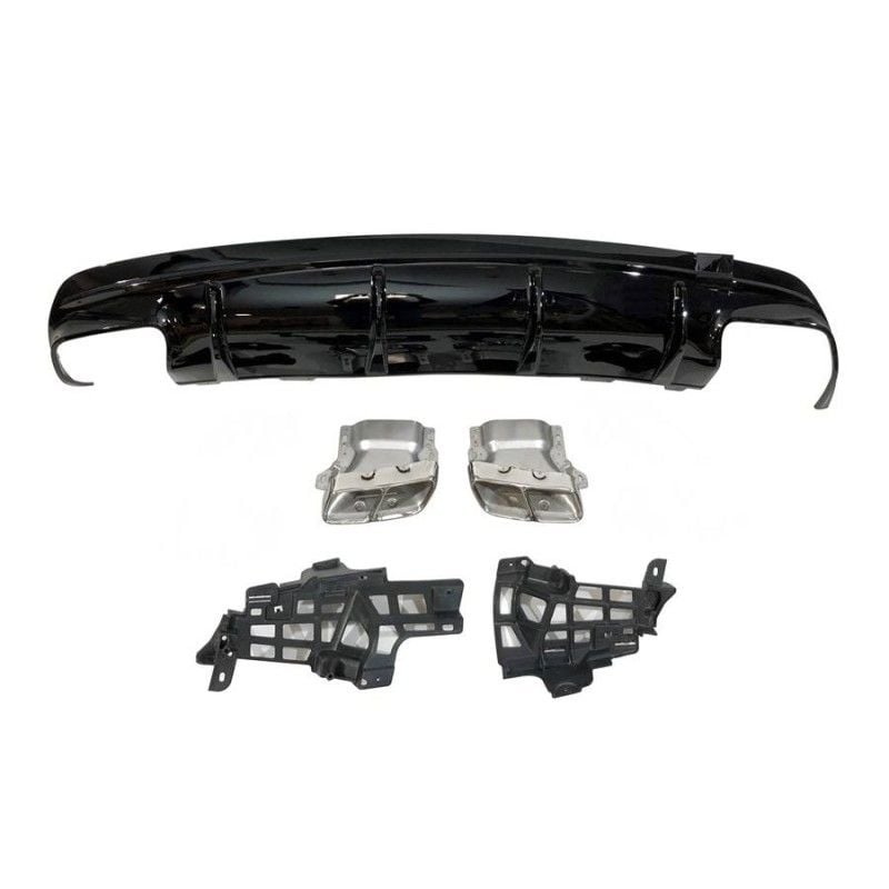 Mercedes cla amg difüzör ve egzoz uçları w117 2016 / 2019