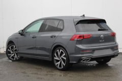 Vw golf 8 rline arka tampon difüzörü çift çıkış piano black 2021+