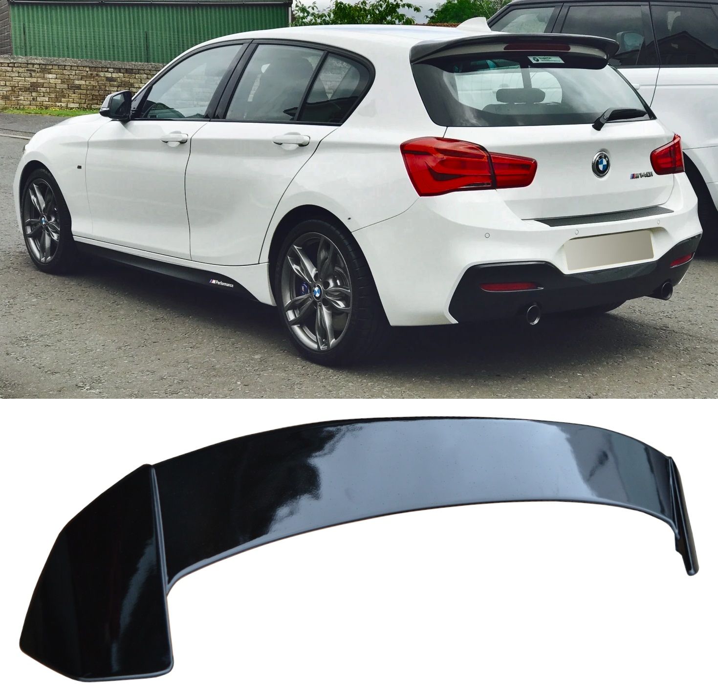 Bmw f20 bagaj üstü spoiler siyah boyalı plastik 2011 / 2017