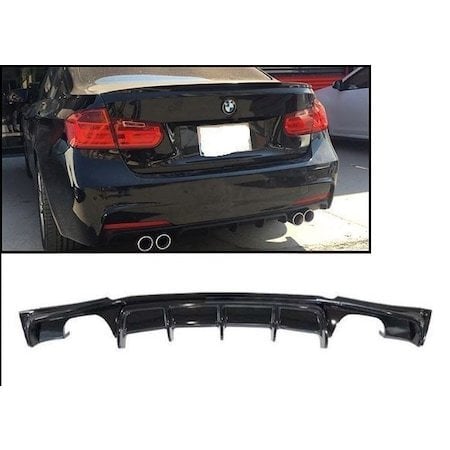 Bmw F30 arka tampon difüzörü 4 çıkış m-performance 3 serisi GENİŞ MODEL