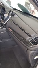 Honda crv uyumlu göğüslük kaplaması 2 parça karbon 2018+