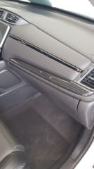 Honda crv uyumlu göğüslük kaplaması 2 parça karbon 2018+