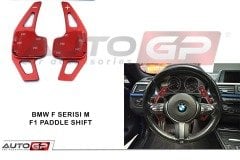 Bmw f22 m direksiyon f1 vites kulakçık paddle shift kırmızı