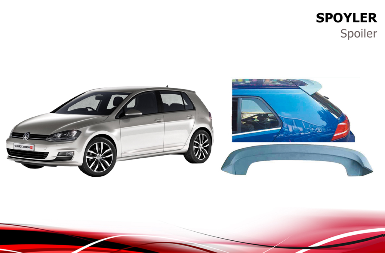 Vw Golf 7 bagaj üstü spoiler 2012+