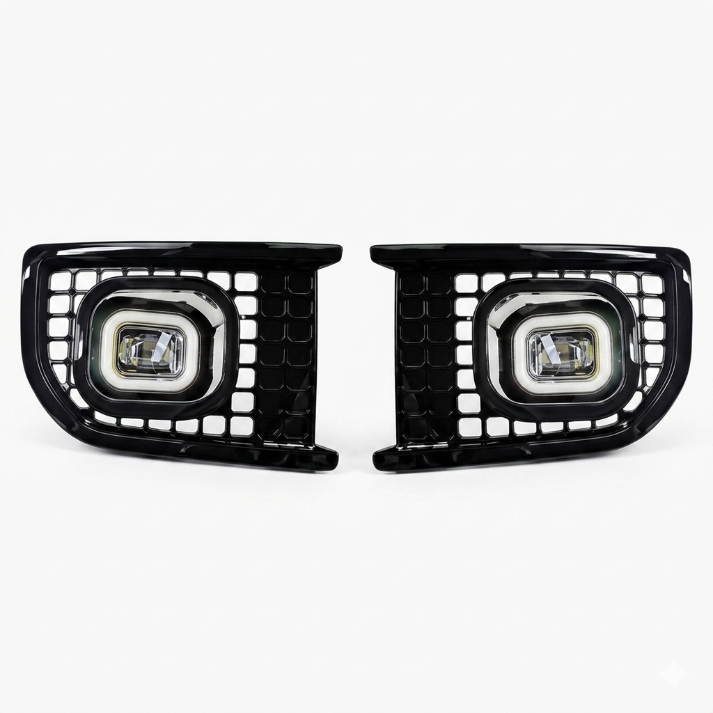 Lr defender ledli sis lambası seti çerçevesi