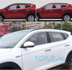Hyundai tucson cam çerçevesi kenar çıtası krom tamtur 2015+ 14 parça