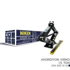 Oto kriko araç kaldırma krikosu cırcırlı kriko 1,5 ton makas tip cırcırlı