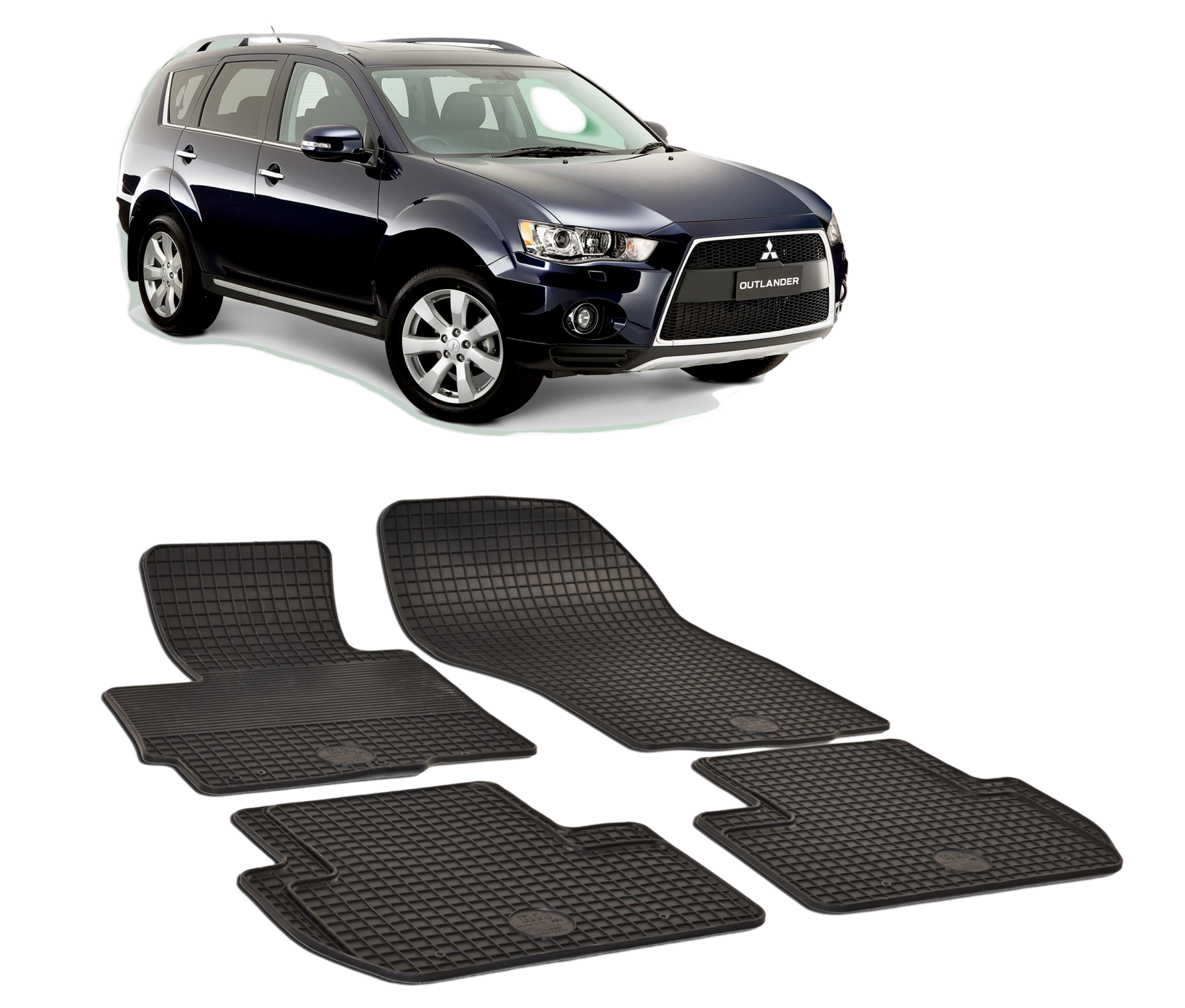 Mitsubishi outlander paspas kauçuk oem germany 2007+