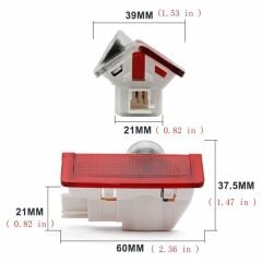 Mercedes gla kapı altı ışık lazer led logo hoşgeldin aydınlatması