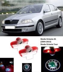 Skoda octavia kapı altı ışık lazer led logo hoşgeldin aydınlatma 2004 / 2012