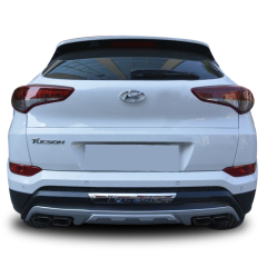 Hyundai tucson ön arka tampon koruması difüzör 2015 / 2017 turbolu modeller için