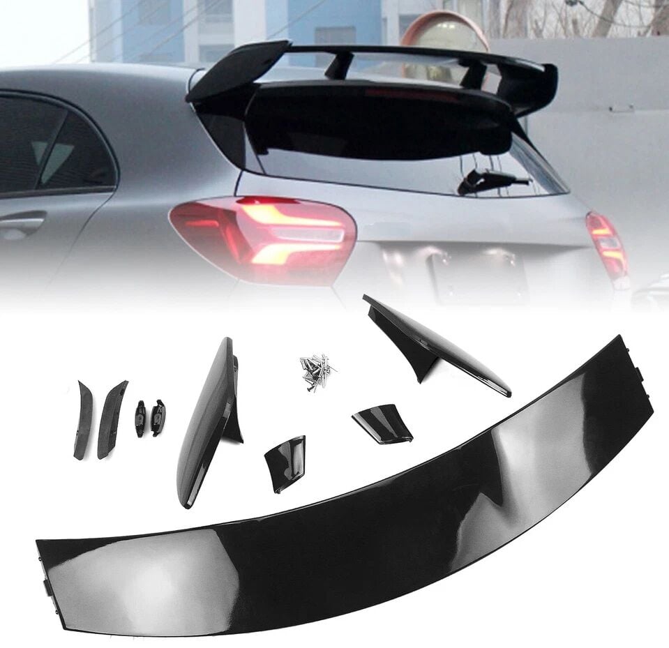 Mercedes w176 a45 amg gt bagaj üstü spoiler siyah boyalı 2012 / 2018
