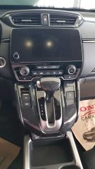 Honda crv uyumlu vites konsol kaplaması karbon 2018+