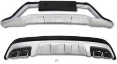 Hyundai tucson ön arka tampon koruması difüzör 2015 / 2017 tüm modeller için