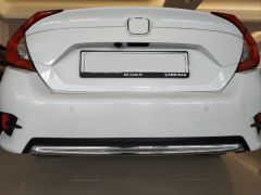 honda civic fc5 uyumlu arka tampon alt çıta nikelaj 2016-2020