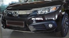 honda civic fc5 uyumlu ön tampon alt nikelajı 2 parça 2016-19