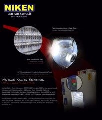 H15 led xenon far aydınlatma seti şimşek etkili niken evo 8000lm
