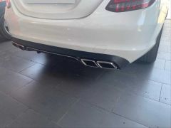 Mercedes w205 c63 difüzör ve egzoz seti standart tampon