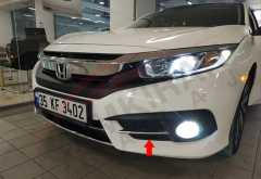 honda civic fc5 uyumlu ön sis orta çıta dizayn b 2016-2020