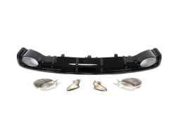 Audi a6 rs6 arka tampon difüzör + egzoz ucu 2015 / 2018