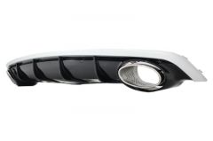 Audi a7 rs7 arka tampon difüzörü + egzoz ucu siyah 2016 / 2018