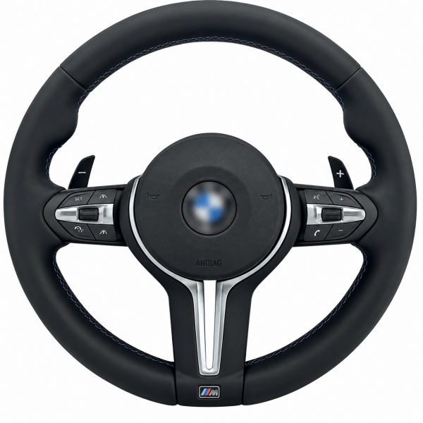 Bmw f10 m5 direksiyon simidi deri f1 vites+cruze control+airbag