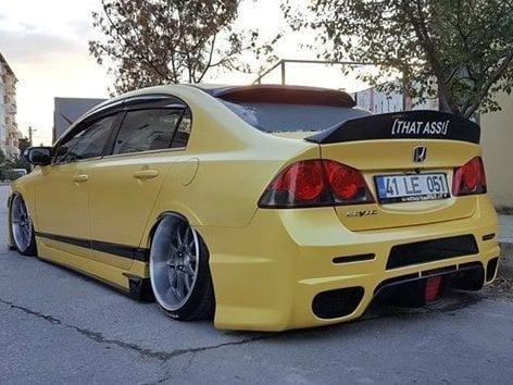 Honda civic fd6 uyumlu bagaj üstü spoon spoiler 2006 / 2009