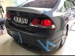 Honda civic fd6 uyumlu bagaj üstü spoon spoiler 2006 / 2009