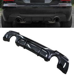 Bmw e92 e93 arka tampon difüzörü pianoblack 3.35 model