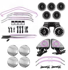 Mercedes w205 iç ambiyans paketi led full set 64 renk 2013 / 2020