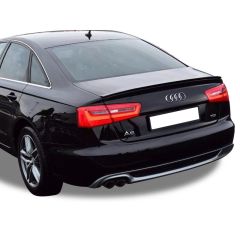 Audi a6 c7 bagaj üstü spoiler siyah boyalı 2011 / 2016