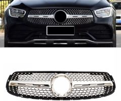 Mercedes glc x253 diamond ön panjur ızgara seti amg 2020+