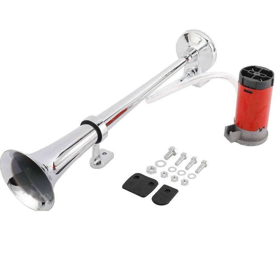 Marin havalı korna tek borulu motorlu 12volt gemi kornası aem