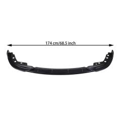 Bmw G20 lci m ön tampon altı lip pianoblack type 1 2022+