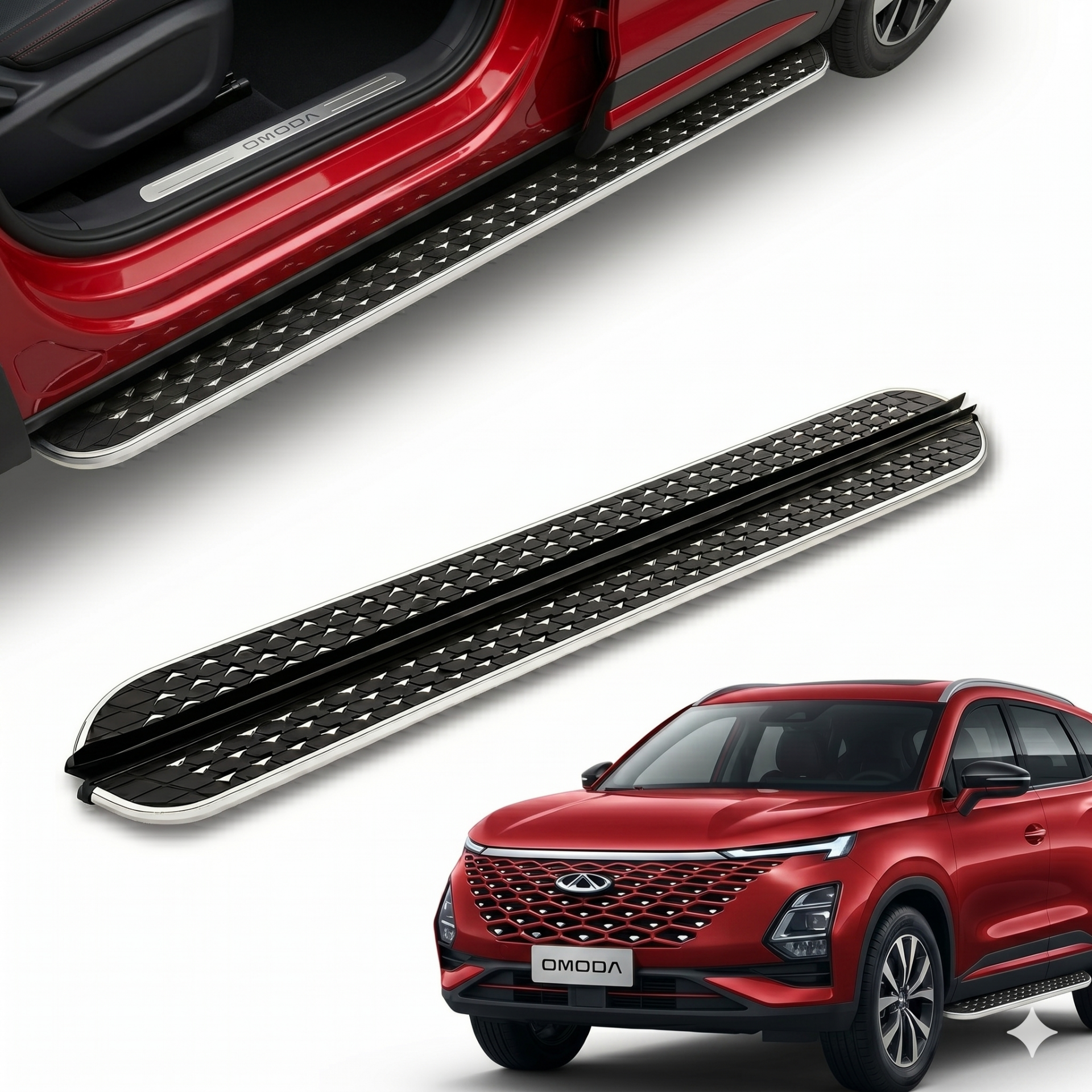 Chery omoda 5 yan basamak marşbiyel koruma flory