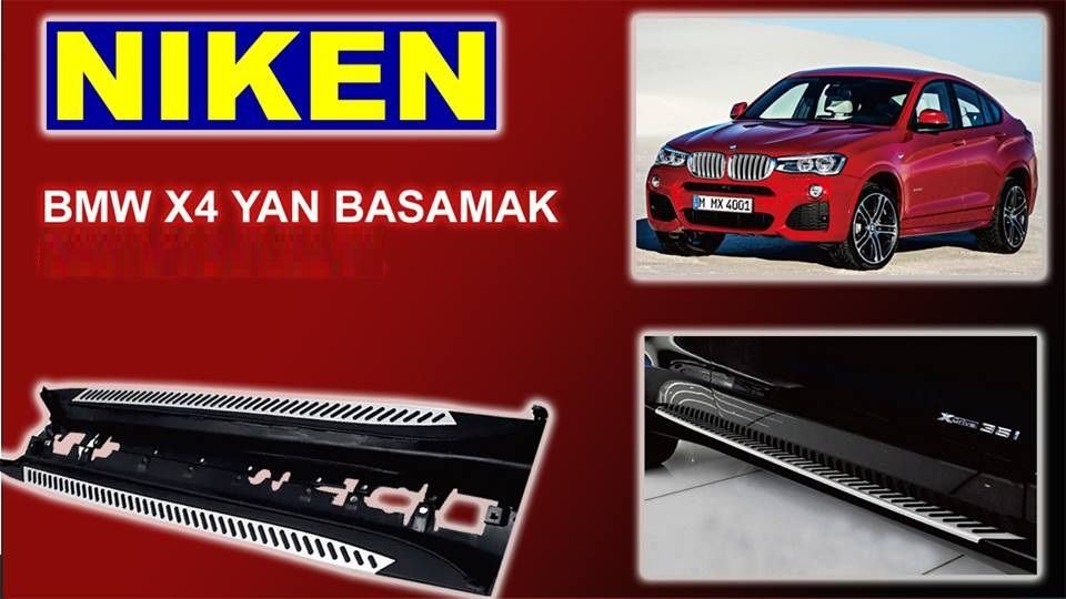 Bmw X4 yan basamak marşbiyel koruma 2014+