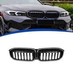 Bmw g20 lci ön böbrek panjur ızgara ledli siyah 2022+